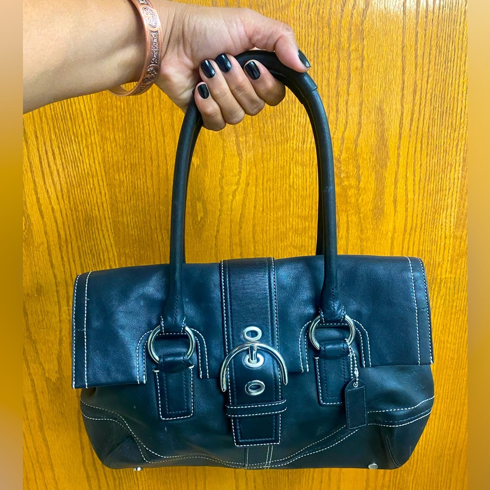 COACH Leather Shoulder Bag